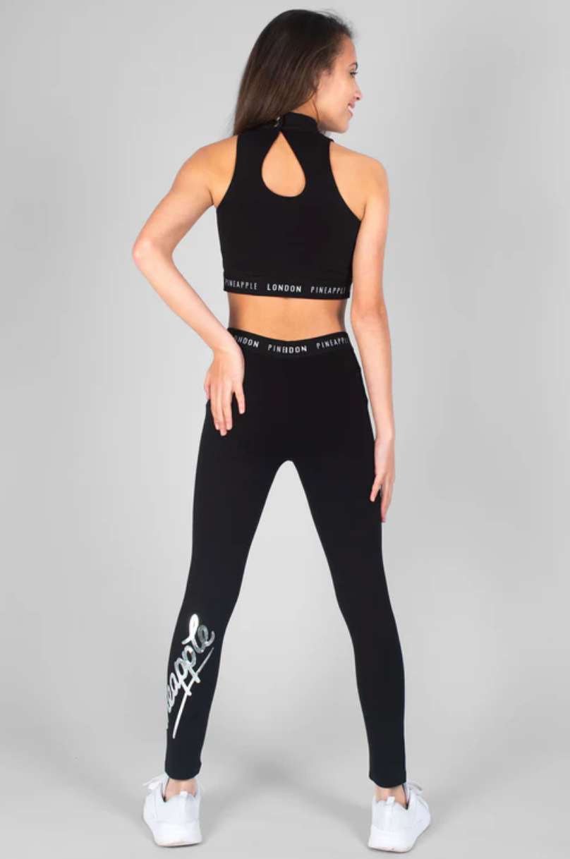 Barbarella Turtle Neck Sleeveless Crop Top