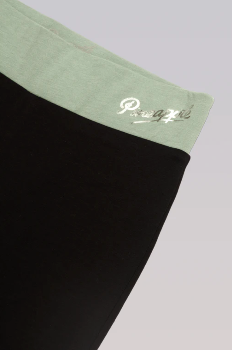 Contrast Band Bootcut Jersey Trousers