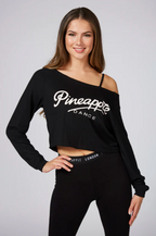 Crop Retro Off Shoulder Top