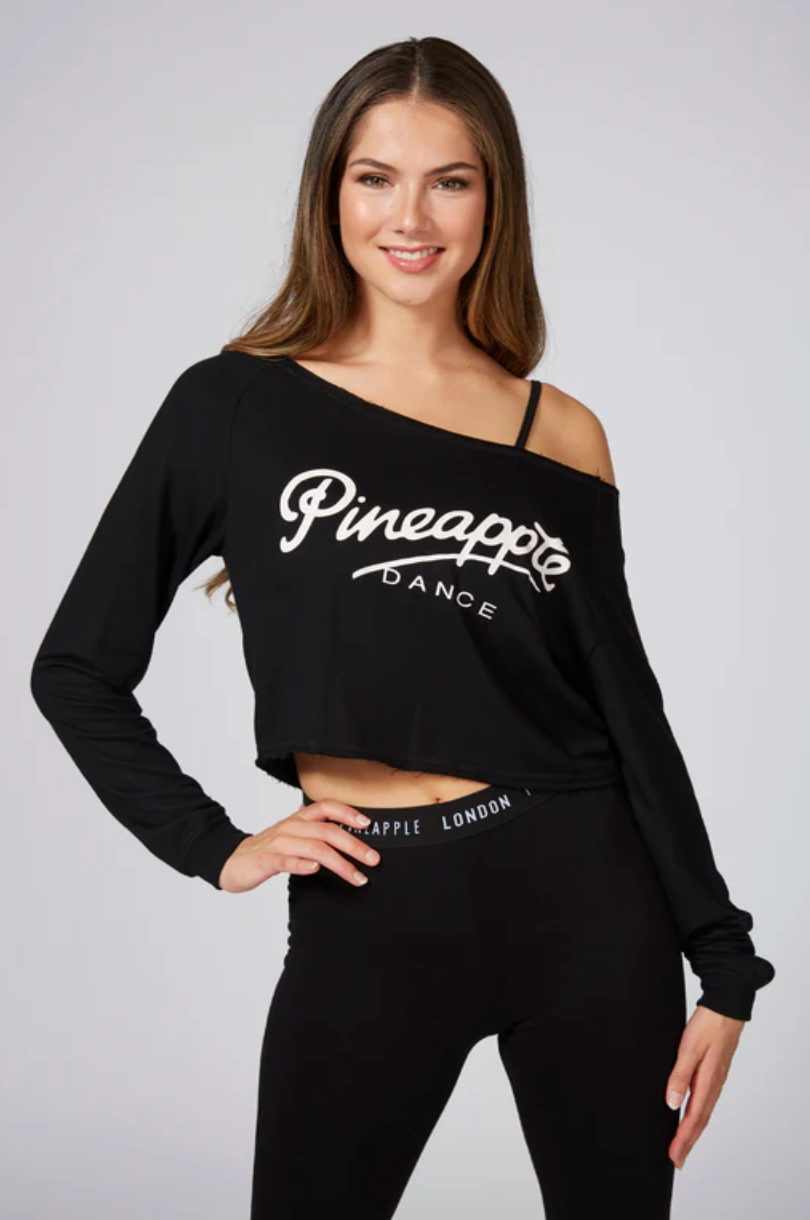 Crop Retro Off Shoulder Top