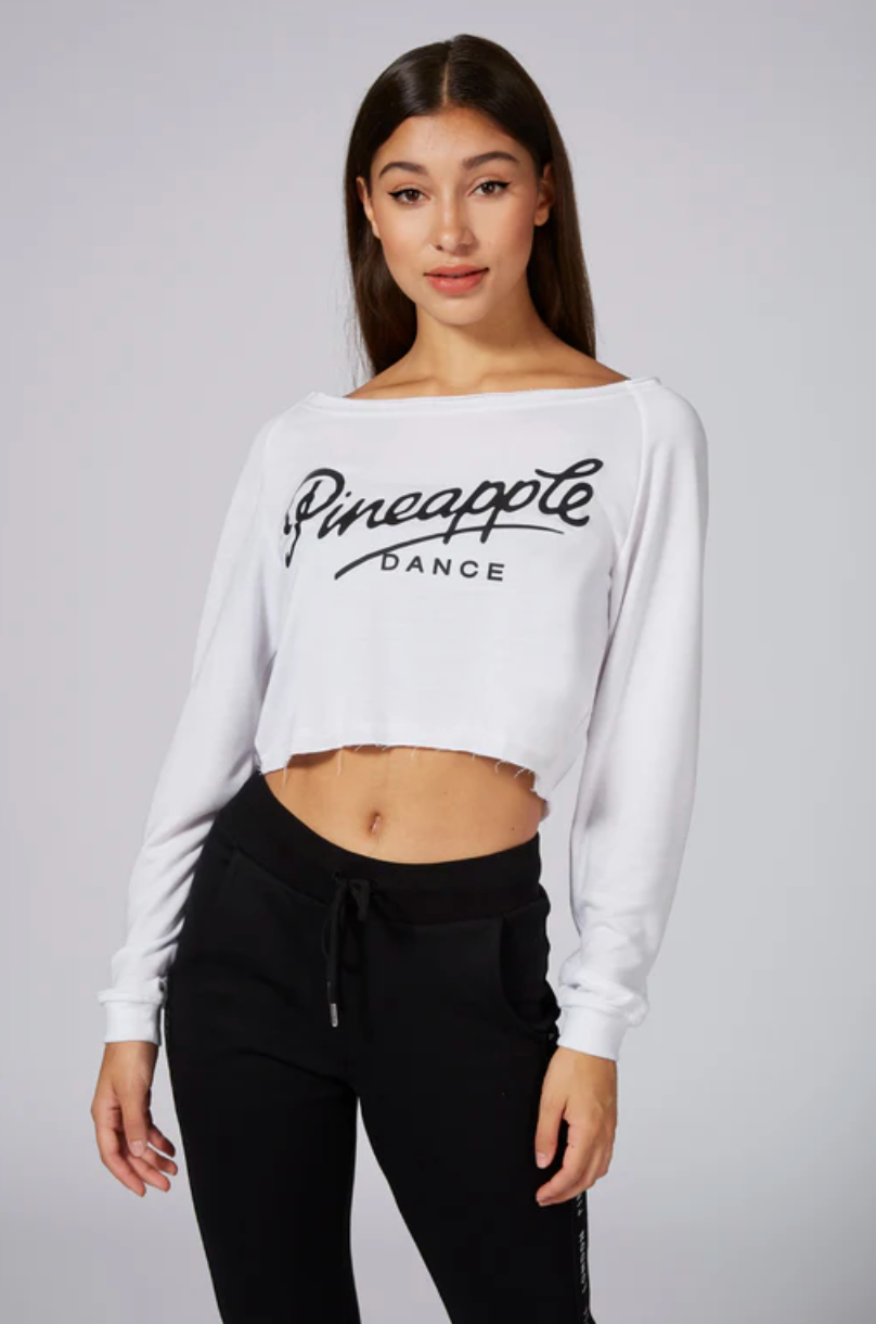Crop Retro Off Shoulder Top