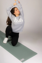 Sage Green Badge Yoga Mat